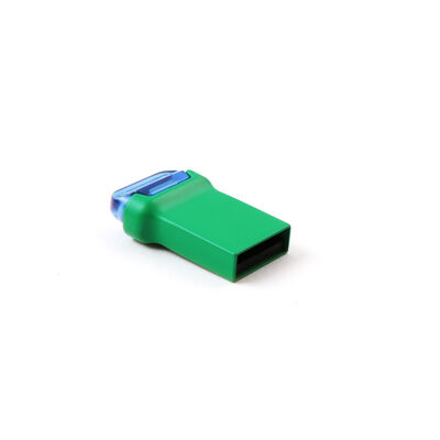 緑色のボディ色ミニ UDP フラッシュ ドライブの金属の USB フラッシュ ドライブはカスタマイズされたロゴおよびパッキングすることができます