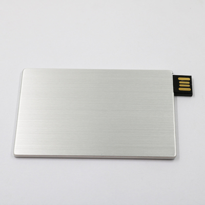 完全な記憶2.0クレジット カードUSBは64GB 128GB 20MB/Sの金属材料を付ける