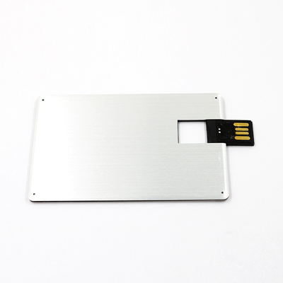 金属のクレジット カードUSBは2.0 128GB 64GB小型UDPの抜け目がない破片を付ける