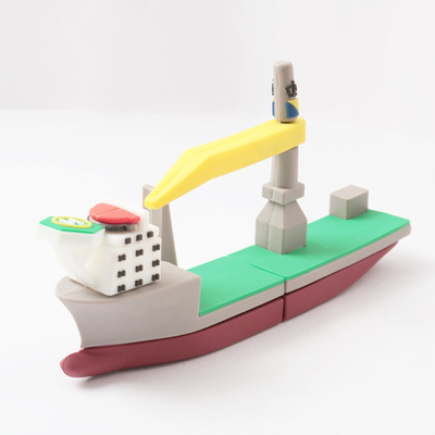 3Dコピー実質ポリ塩化ビニールUSBドライブ帆船は形をカスタマイズした