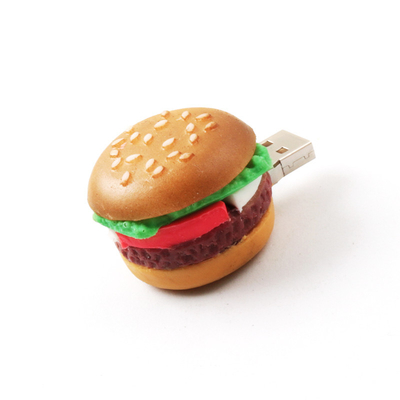 KFC マクドナルド ハンバーガー 形のカスタムUSBフラッシュドライブ 人工食品 企業プレゼント