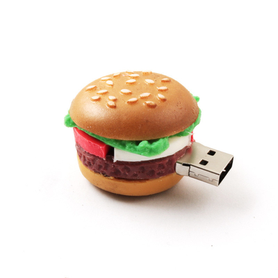 KFC マクドナルド ハンバーガー 形のカスタムUSBフラッシュドライブ 人工食品 企業プレゼント
