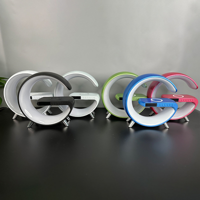 LED付き 時計付き スピーカー付き ブルートゥース 無線充電器 15W