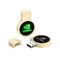 LED彫り ロゴ 木製USBフラッシュドライブUSB2.0/3.0 インターフェースタイプ 自然木