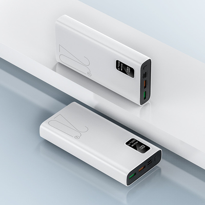 PC ポータブル パワーバンク バッテリー スマートフォン充電用 白色または黒色 5V出力