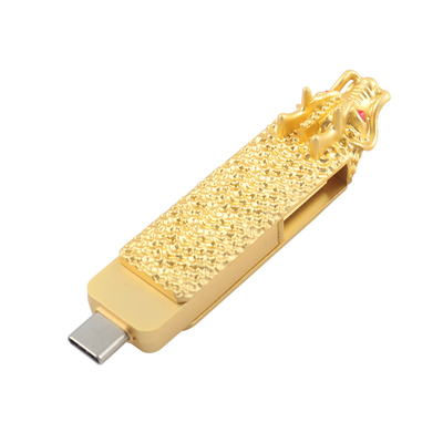 ドラゴン型タイプCとUSBフラッシュドライブ 読み書き速さ3.0USB