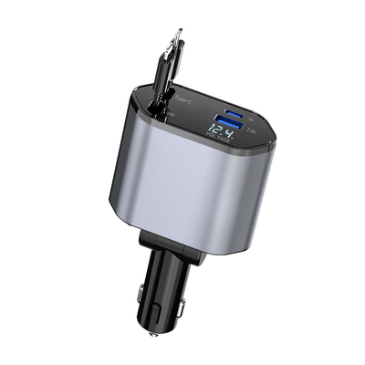 USB-C出力 5V/3A 12-24V 定位電圧入力のための高速カー充電器