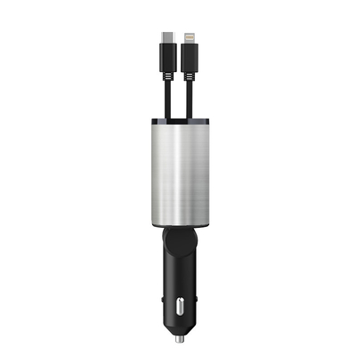 コンパクト 139*65*34.5mm カーチャージャー 2 USB 部品出力 5V/2.4A