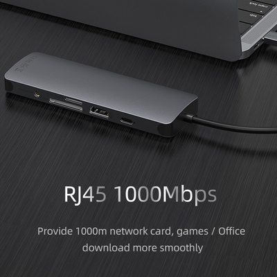 USB 3.0 ステーション Usb C ハブ スマート アダプター / メモリー カード ハブ 5Gbps データ 転送 速度