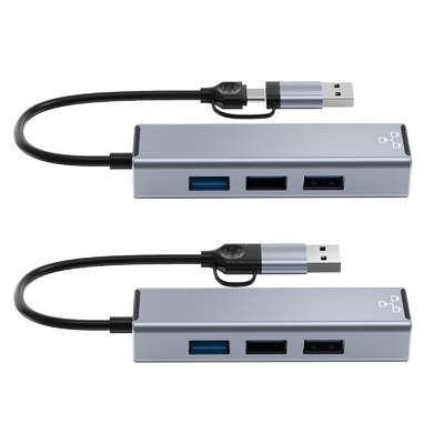 コンパクト USB C ハブ アダプター ラップトップ USB ポート エクスパンダー Usbc ハブ 迅速なデータ転送