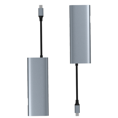 スピードアルミマルチポートHDMIハブとUSB