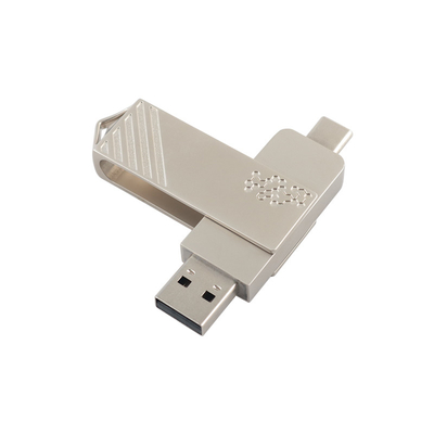 メタルタイプC ツイスト形 高速USBフラッシュドライブ3.0 USB2.0 TypeC