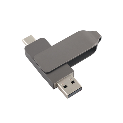 銃 ブラック メタル タイプC USB フラッシュ ドライブ トウィスト 形 高速 3.0 30