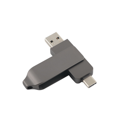 銃 ブラック メタル タイプC USB フラッシュ ドライブ トウィスト 形 高速 3.0 30
