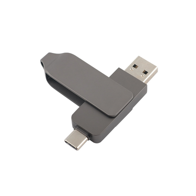 銃 ブラック メタル タイプC USB フラッシュ ドライブ トウィスト 形 高速 3.0 30