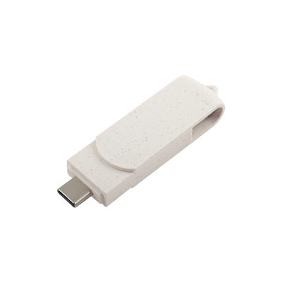 リサイクル可能素材ボックス USBフラッシュドライブ Type C 3.0 パスワード保護データ格納装置
