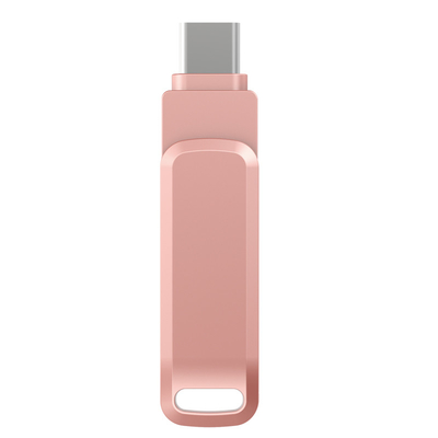 急速データ転送 OTG USB フラッシュドライブ TYPE C と USB 組み合わせ メタル素材