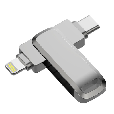 防水 OTG USB フラッシュドライブ USB3.0 と USB 2.0 インターフェースとタイプ C サポート