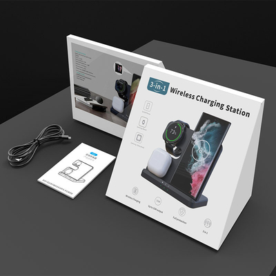 ABSPC素材 15W ワイヤレス充電器 iPhone iWatch AirPod 迅速かつ便利