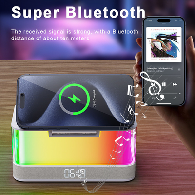 Qi対応ワイヤレス充電器とカラフルなライト付きBluetoothスピーカー 互換性 Qi対応デバイス
