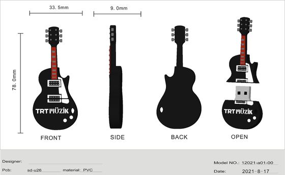 お客様が金型を非常に迅速に開くのを支援します。PVC漫画USB