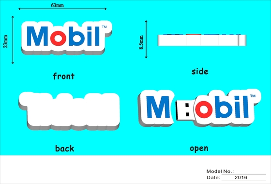 10年データ保存 2時間のアートワーク時間を持つカスタマイズされたUSBメモリ