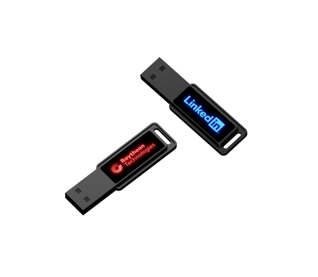 高速フラッシュドライブ クリスタルUSBスティック LEDライトに輝く