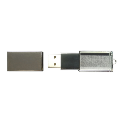 スタイリッシュなクリスタルLEDライト メタルボディとUSB2.0 8-15MB/S 読書速度