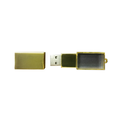 スタイリッシュなクリスタルLEDライト メタルボディとUSB2.0 8-15MB/S 読書速度