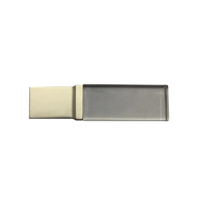 MINI UDP Flash USB Stick 2.0 Transparent Acrylic with Engraved Logo on Big Crystal Part