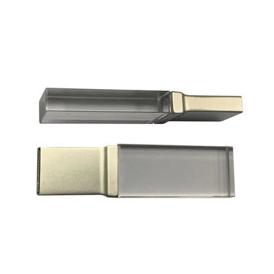 MINI UDP Flash USB Stick 2.0 Transparent Acrylic with Engraved Logo on Big Crystal Part