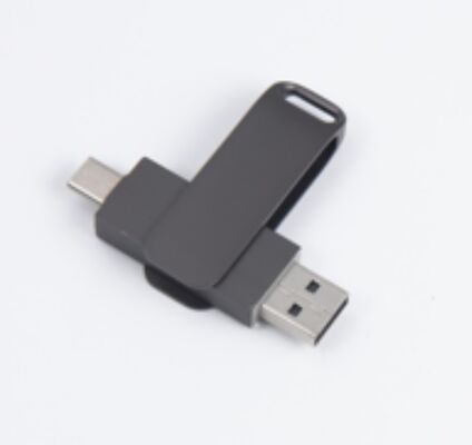 ガンブラック USB 3.0 Type-C 両ポート USBフラッシュドライブ スマホ・PC対応 256GB 512GB 1TB