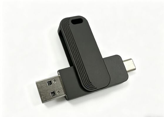 ガンブラックカラー USB 3.0 + タイプ C 1005 合格 H2 テストタイプ C USB フラッシュドライブ高速一致米国と EU Standardrad
