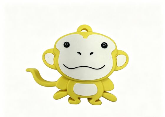 猿の PVC 型によってカスタマイズされた形状、マーケティングと安全なデータ アクセスのためのデータ暗号化オプションを備えたパーソナライズされた USB フラッシュ ドライブ