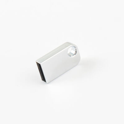 穴付きミニ USB フラッシュ ドライブはキー チェーンを置くことができます金属 USB フラッシュ ドライブはカスタマイズされたレーザー ロゴをすることができます