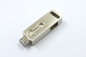 レーザーのロゴの銀アンドロイドのための2.0 OTG USB抜け目がないドライブ64GB 15MB/S