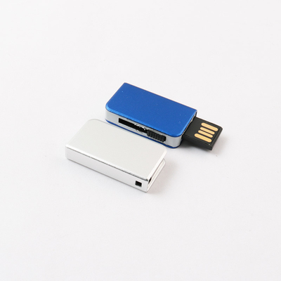 64GB 128GBのスライドの金属USBはUDP 2.0 15MB/Sを標準合わせるEUの運転する