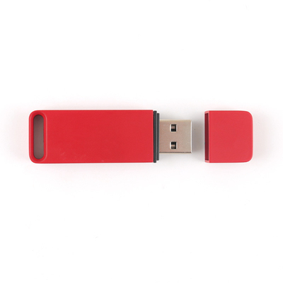 赤い色の焼けるペンキ表面USB 3.0抜け目がないドライブOEMの実体色そしてロゴ