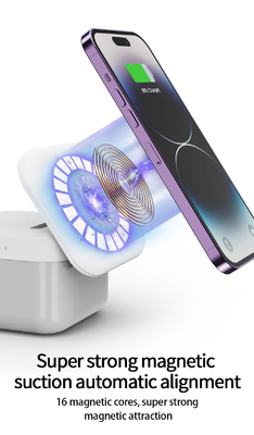 名前 多機能無線充電器 - 青いLEDライト ≤6mm 送信距離