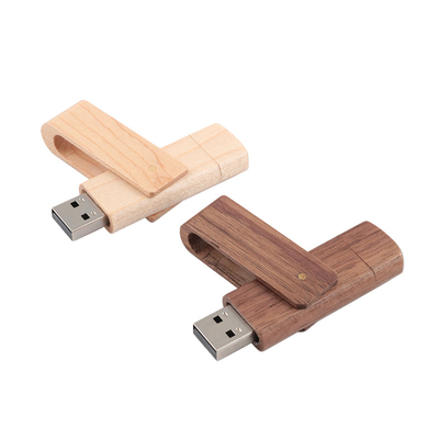 USB A と Type c USB2.0/3.0 インターフェイス型の高速データ転送用の木製USBフラッシュドライブ