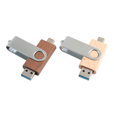 自然木製USBフラッシュドライブ 2.0 3.0 タイプC+USBA 新しい形状高速