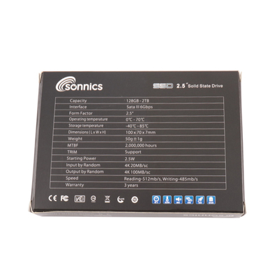 高容量 2.5 インチ SATA SSD 1TB 512GB 256GB 128GB 500MBS 以上までの高速
