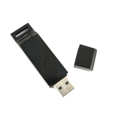 リサイクルされた黒いUSBスティックメモリー 32G-1TBゴムオイル仕上げでカスタマイズ可能なボディ