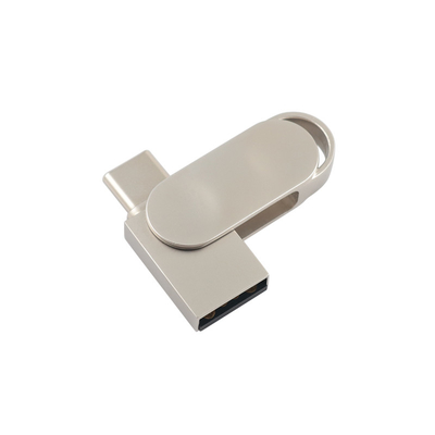 防水金属USBPDフラッシュドライブ シルバーUSB2.0USB3.0とタイプC