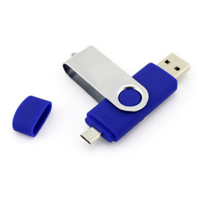 人間の特徴をもつ電話OTG USBのフラッシュはデータ64GBをアップロード2.0 3.0 7cmの長さを運転する
