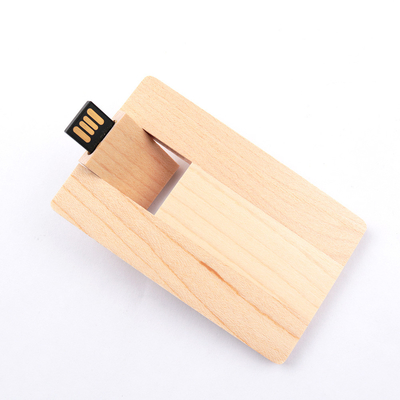 CMYKの印刷物16GB 32GB 64GBのかえでの抜け目がないドライブ木カードUSB UDPは中欠ける