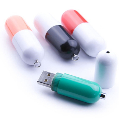 丸薬はプラスチック カスタマイズ可能なUsbのフラッシュを運転する3.0 80MB/S 32GB 64GB 128GBを形づけた