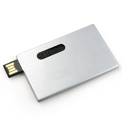 超薄いクレジット カードUsb抜け目がないドライブ2.0 15MB/S 128GBを防水しなさい