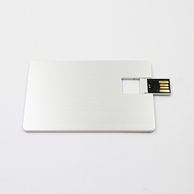 32GB 64GBの金属のクレジット カード様式usbはUDPのフラッシュ2.0 80MB/Sを運転する
