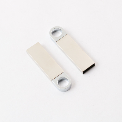 4GB 8GB 16GBの金属USB抜け目がないドライブ レーザーのロゴ2.0銀製USBの記憶棒
